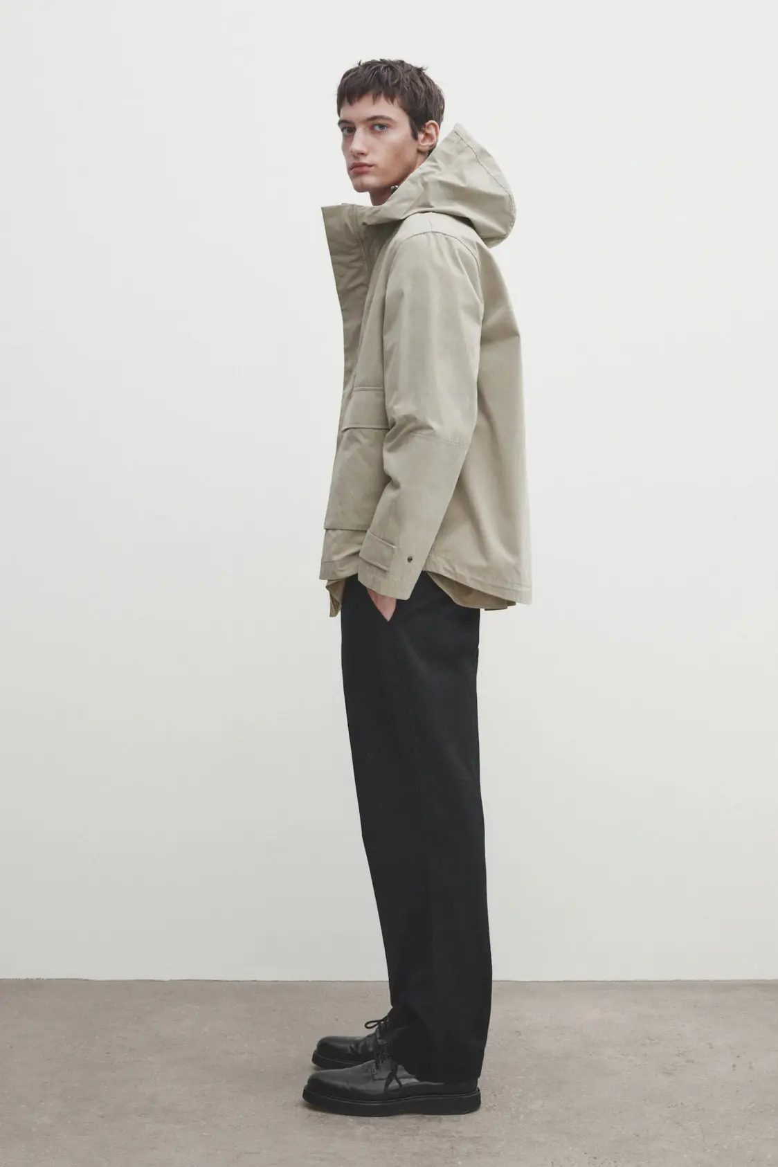 Parka with removable lining